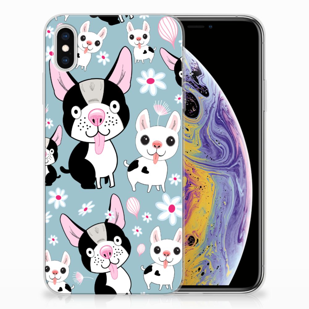 Apple iPhone Xs Max TPU Hoesje Hondjes