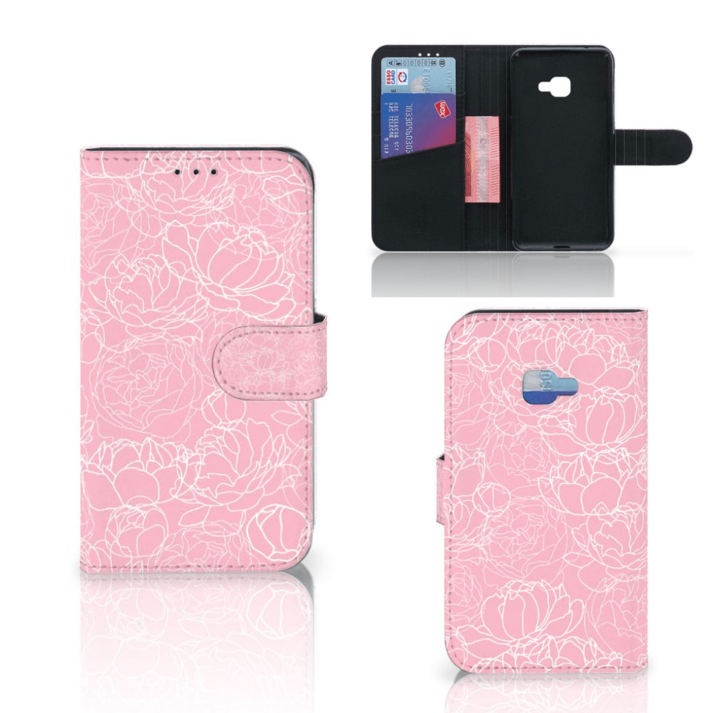 Samsung Galaxy Xcover 4 | Xcover 4s Hoesje White Flowers