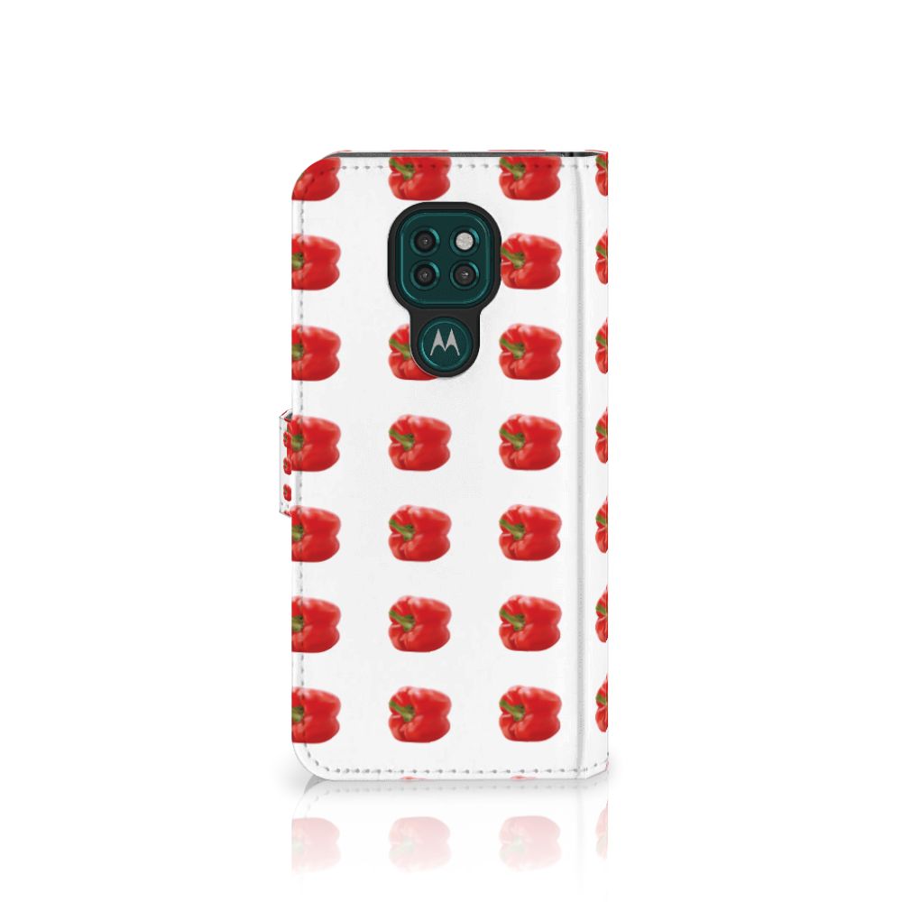 Motorola Moto G9 Play | E7 Plus Book Cover Paprika Red