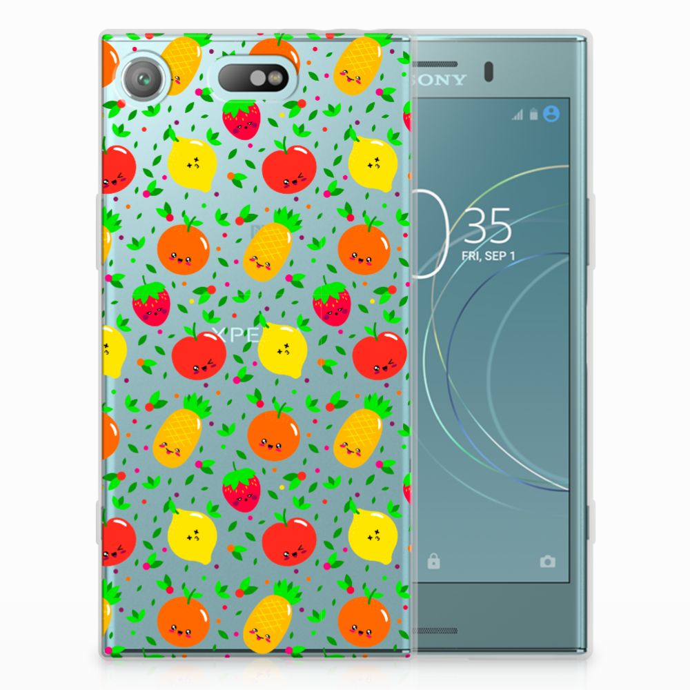 Sony Xperia XZ1 Compact Siliconen Case Fruits