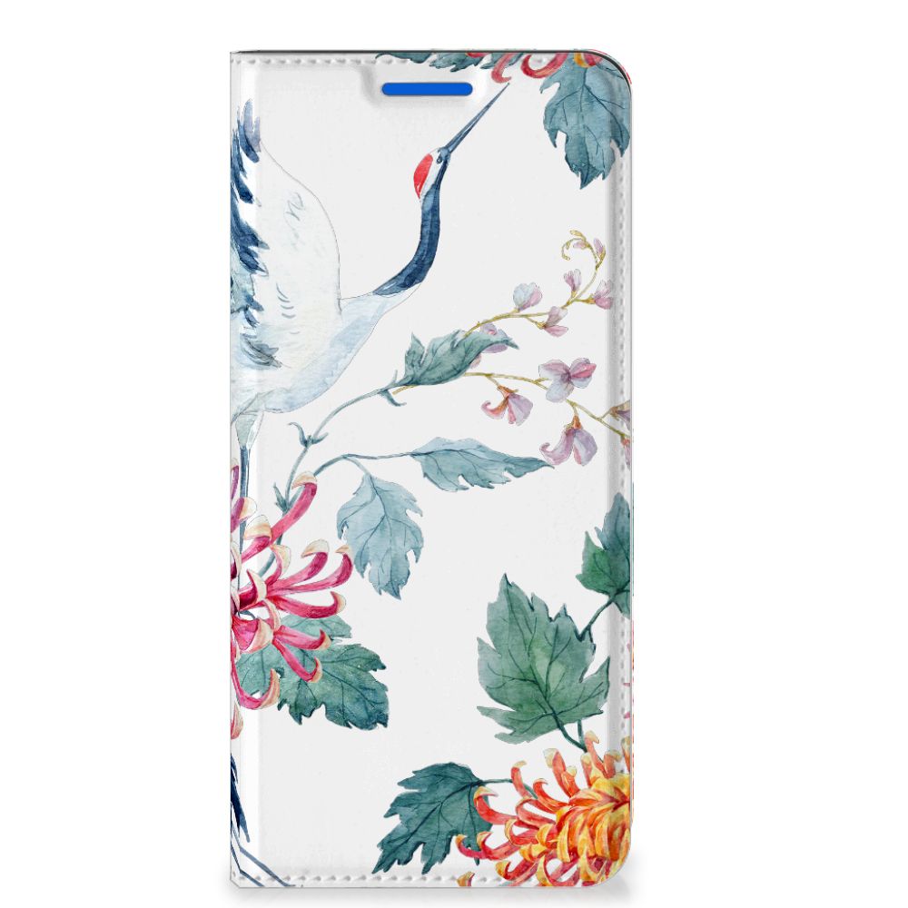 OPPO Reno6 5G Hoesje maken Bird Flowers