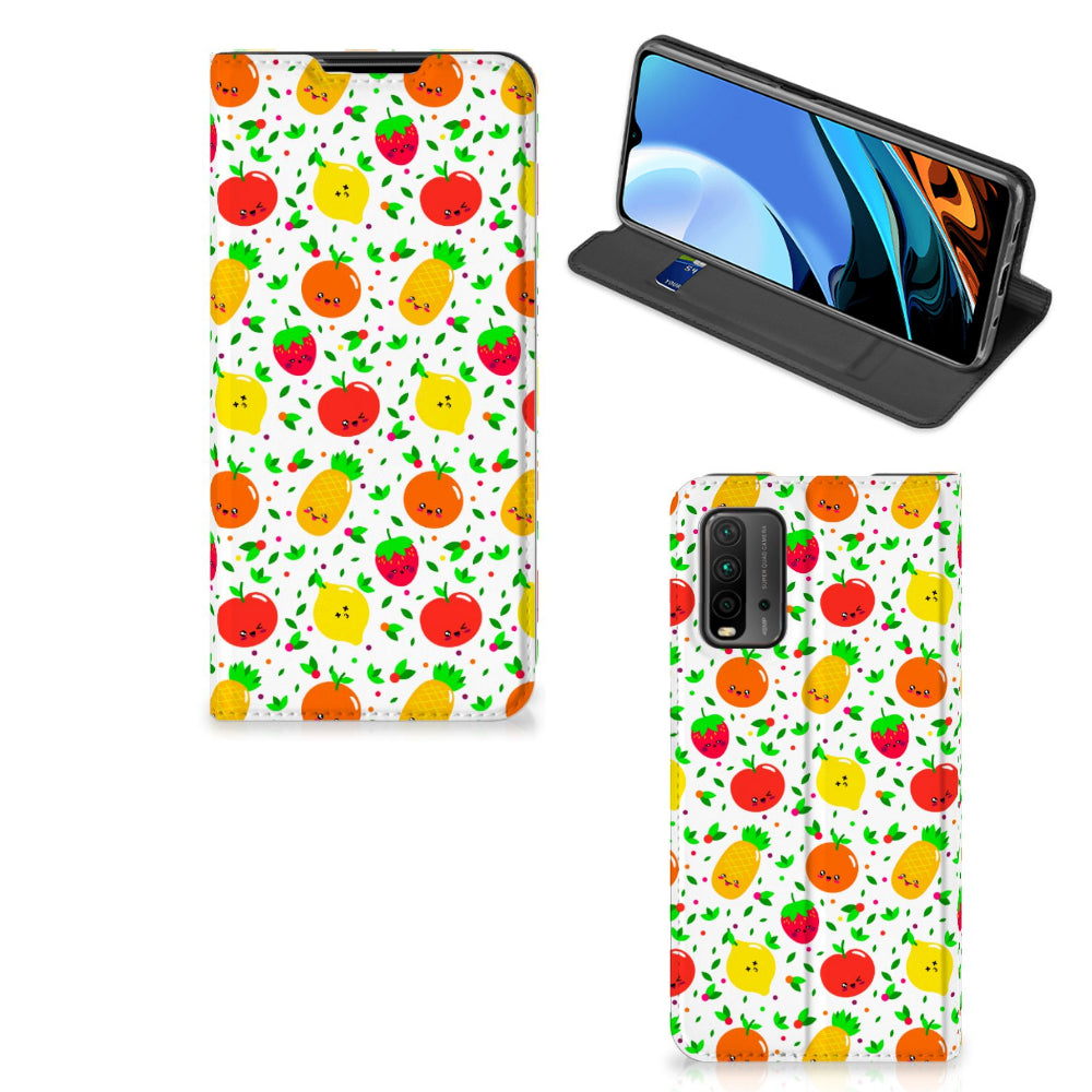 Xiaomi Poco M3 | Redmi 9T Flip Style Cover Fruits