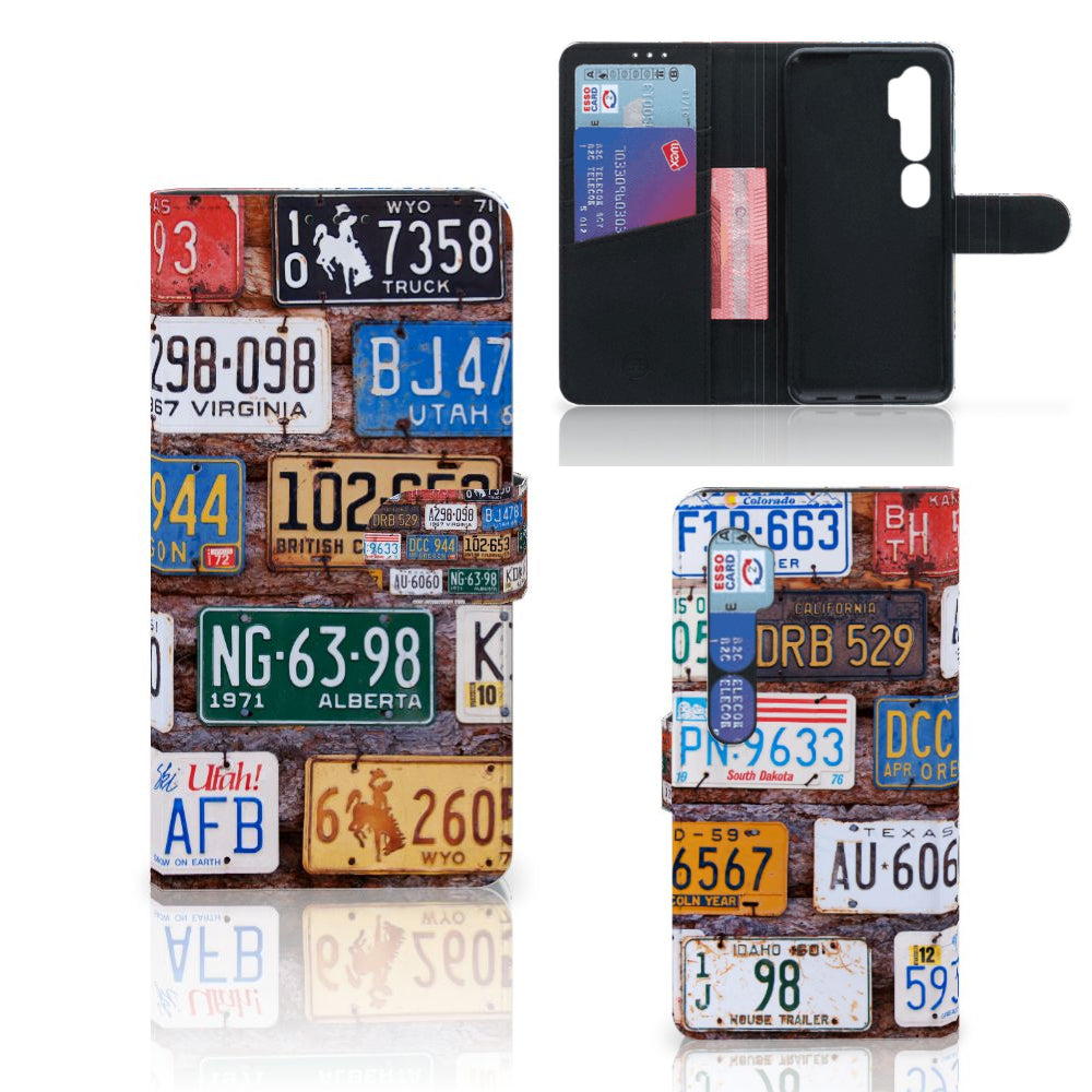 Xiaomi Mi Note 10 Pro Telefoonhoesje met foto Kentekenplaten