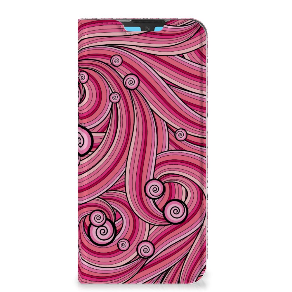 Huawei Y5 (2019) Bookcase Swirl Pink - B2C Telecom