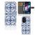 Motorola Edge 30 Pro Hoesje Flower Blue