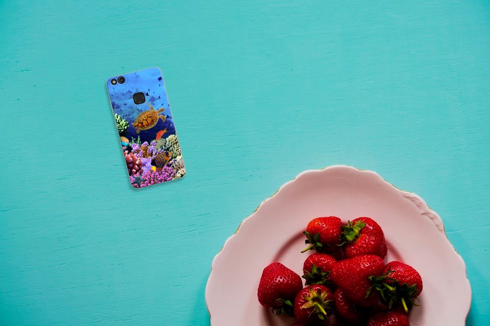 Huawei P10 Lite TPU Hoesje Vissen