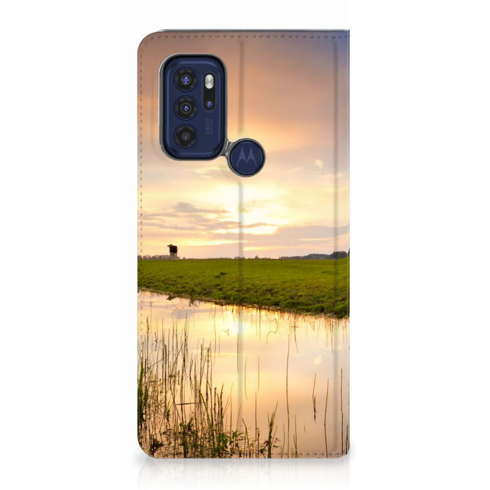 Motorola Moto G60s Hoesje maken Koe - B2C Telecom