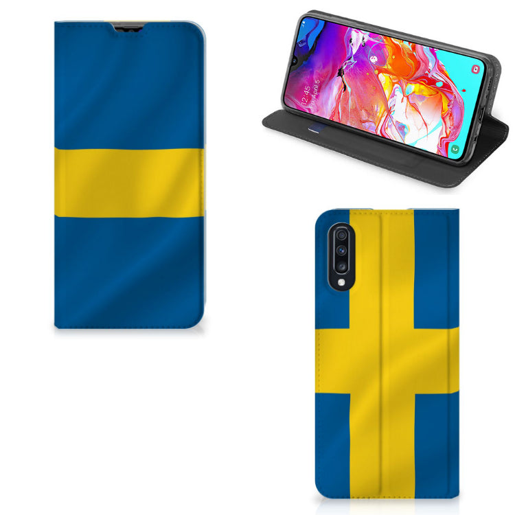Samsung Galaxy A70 Standcase Zweden