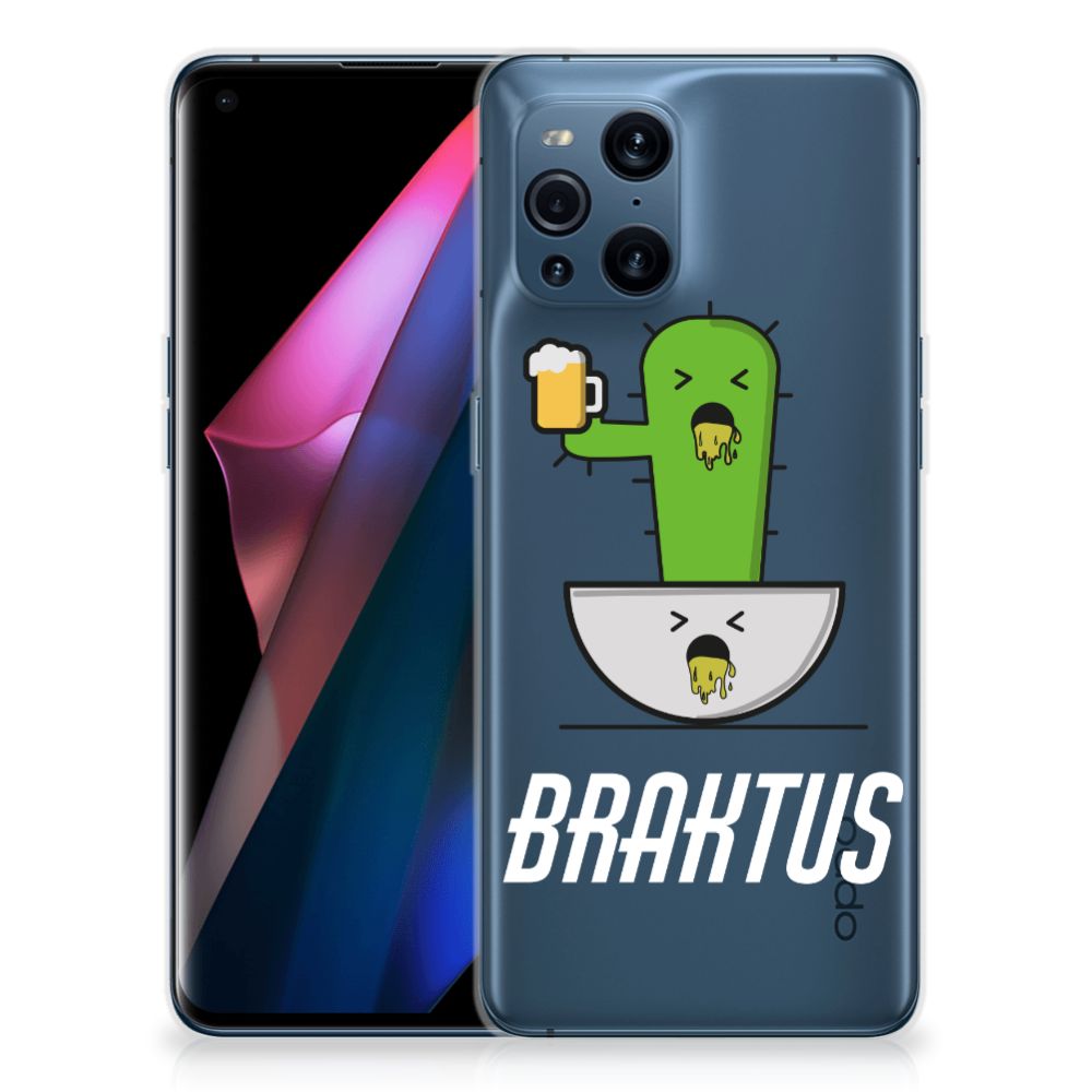 OPPO Find X3 | X3 Pro Telefoonhoesje met Naam Braktus