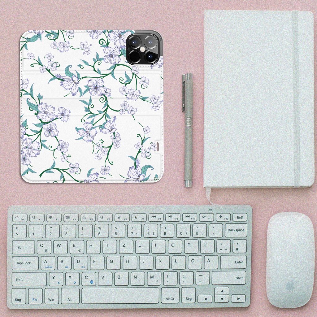 iPhone 12 Pro Max Uniek Smart Cover Blossom White