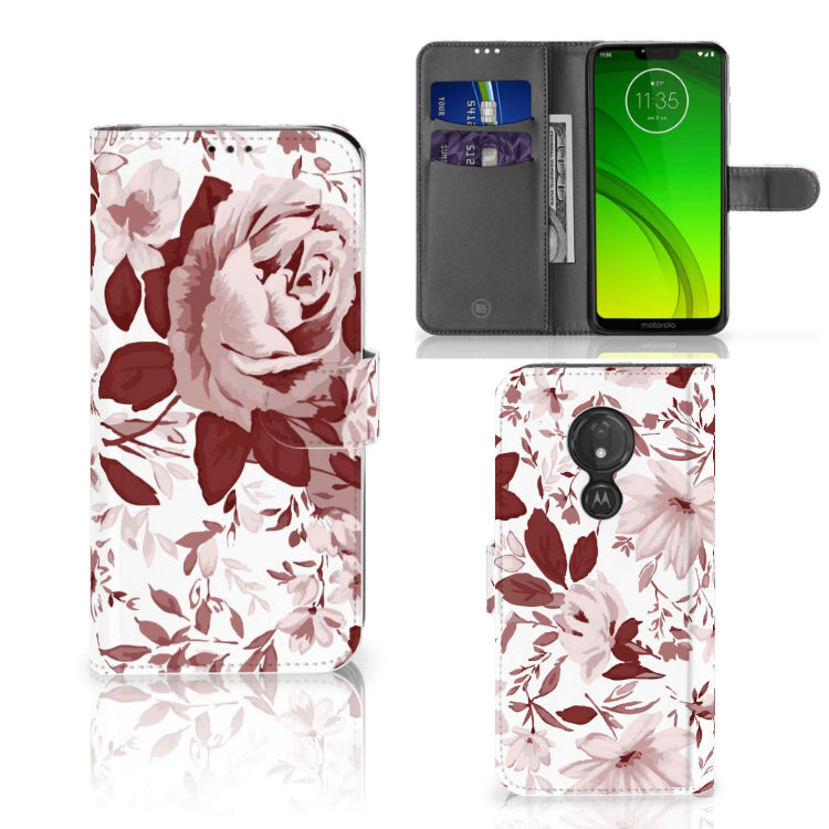 Hoesje Motorola Moto G7 Power Watercolor Flowers