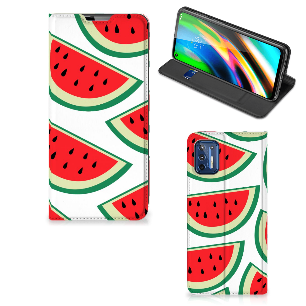 Motorola Moto G9 Plus Flip Style Cover Watermelons - B2C Telecom