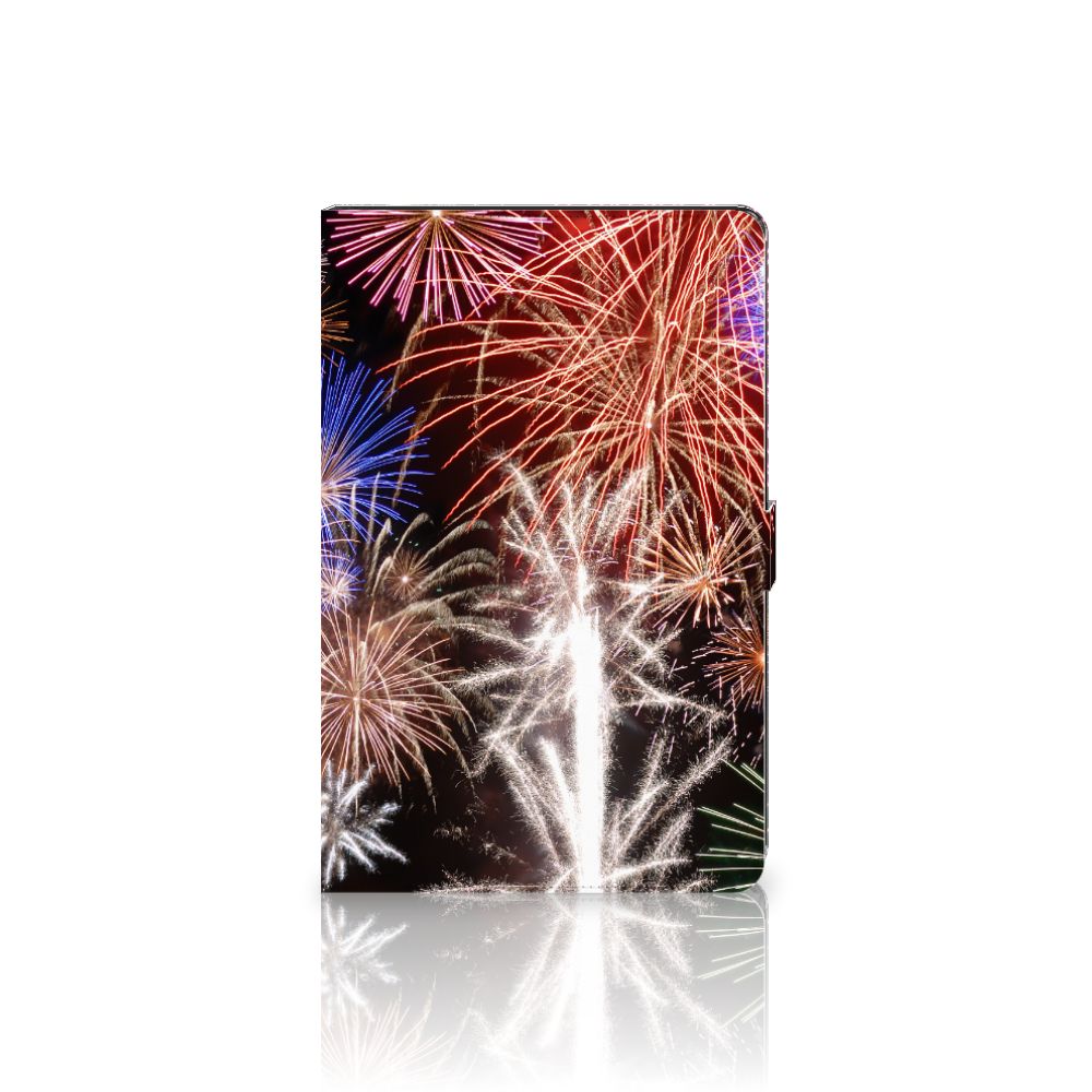 Lenovo Tab M10 Plus 3rd Gen 10.6 inch Tablet Hoes met standaard Vuurwerk
