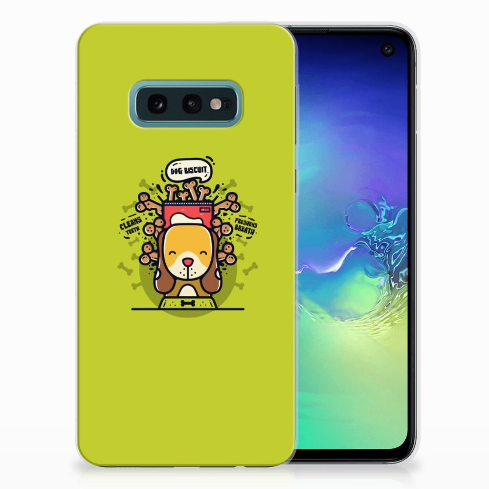 Samsung Galaxy S10e Telefoonhoesje met Naam Doggy Biscuit