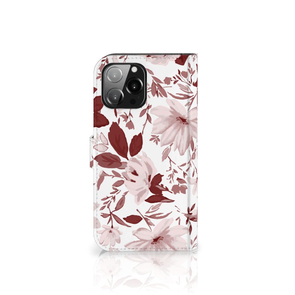 Hoesje iPhone 13 Pro Max Watercolor Flowers