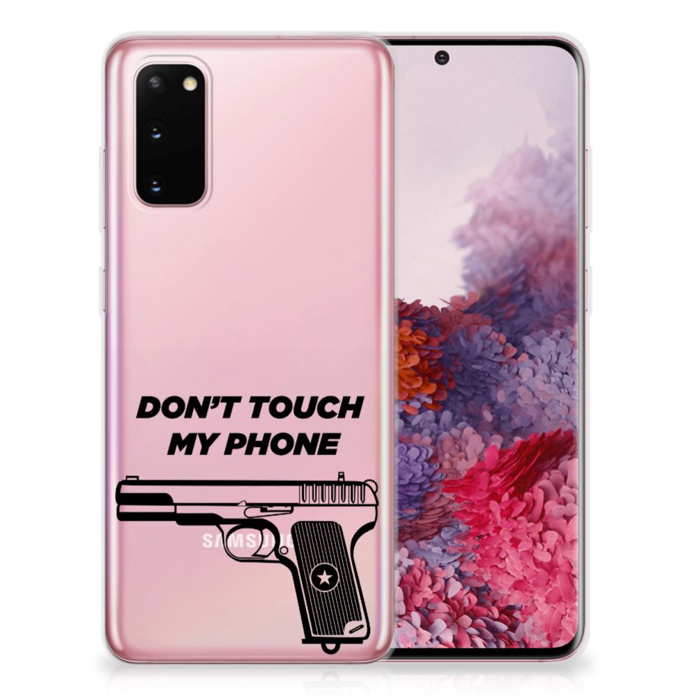 Samsung Galaxy S20 Silicone-hoesje Pistol DTMP B2C Telecom