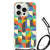 iPhone 15 Pro Doorzichtige Silicone Hoesje Funky Retro B2C Telecom