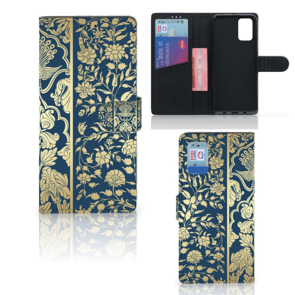 Samsung Galaxy A02s | M02s Hoesje Beige Flowers