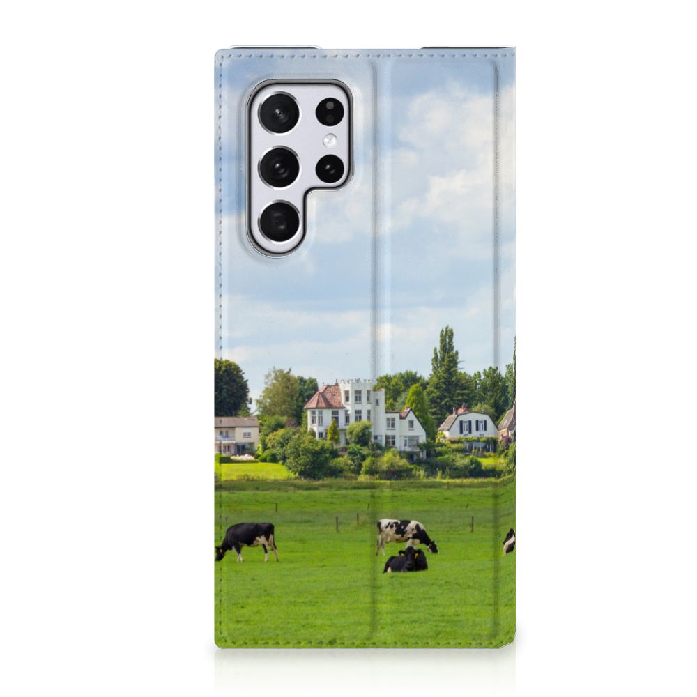 Samsung Galaxy S22 Ultra Hoesje maken Koeien - B2C Telecom