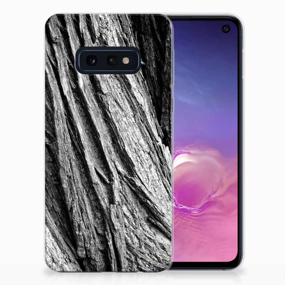 Bumper Hoesje Samsung Galaxy S10e Boomschors Grijs