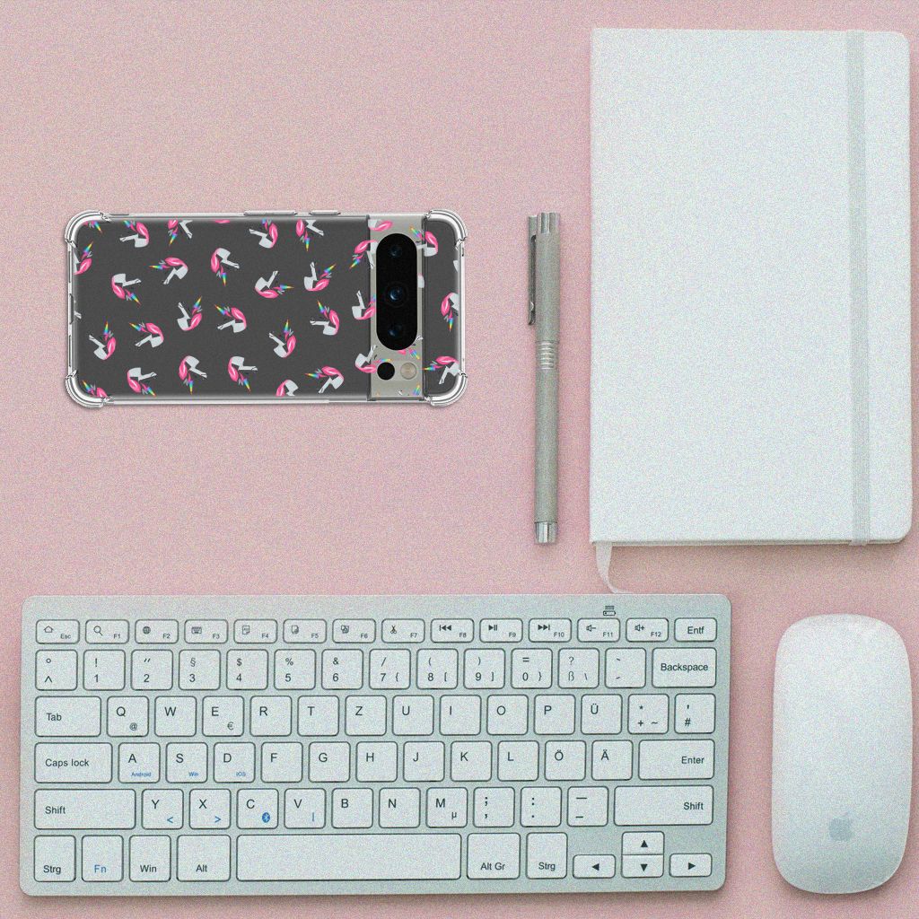 Doorzichtige Silicone Hoesje voor Google Pixel 8 Pro Unicorns B2C Telecom