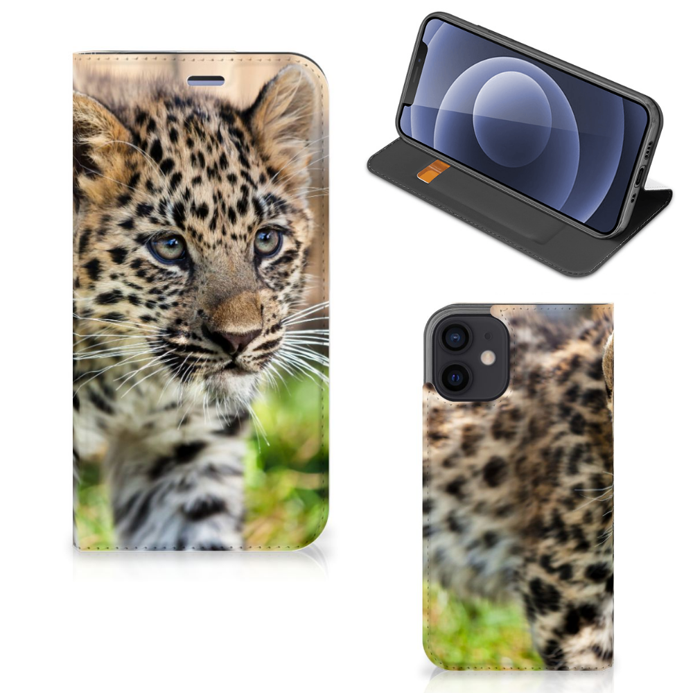 iPhone 12 Mini Hoesje maken Baby Luipaard - B2C Telecom
