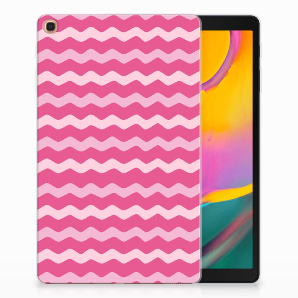 Samsung Galaxy Tab A 10.1 (2019) Hippe Hoes Waves Pink