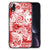 Telefoonhoesje Apple iPhone XR Angel Skull Rood