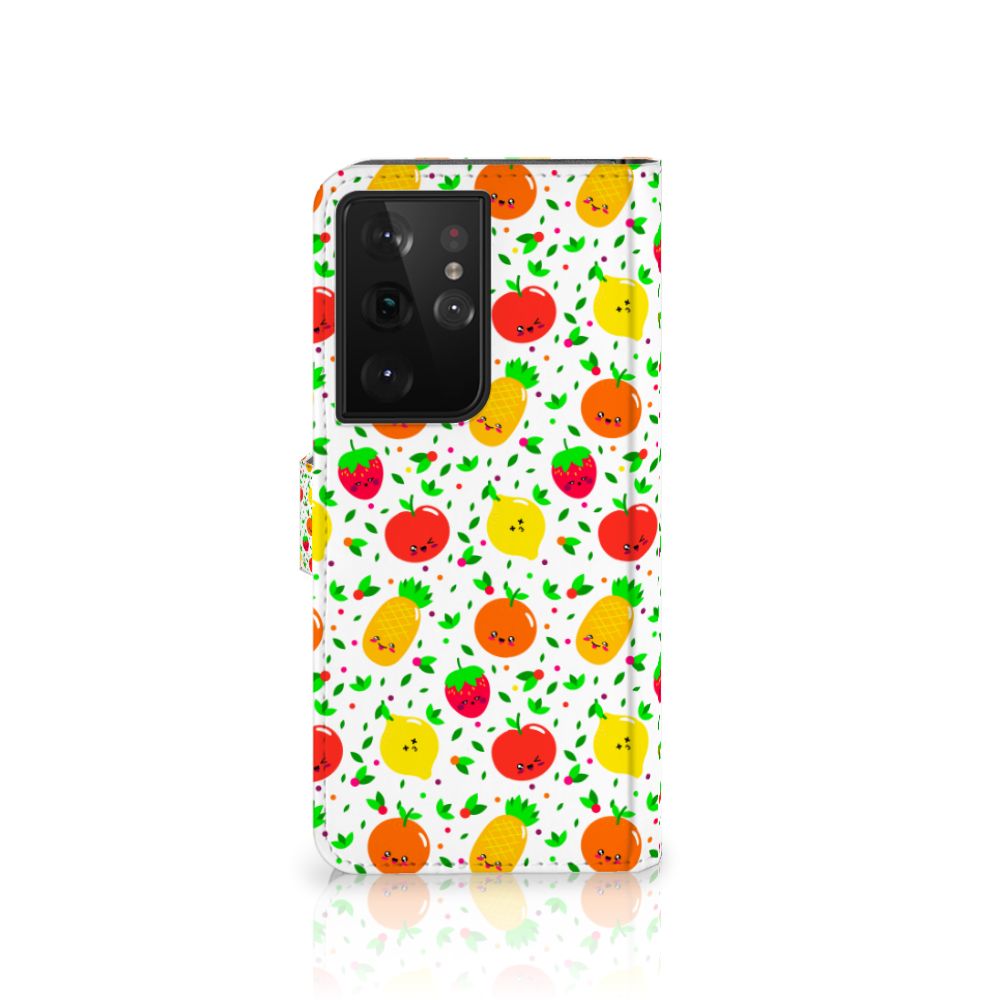 Samsung Galaxy S21 Ultra Book Cover Fruits