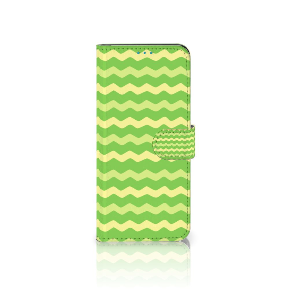 Samsung Galaxy A73 5G Telefoon Hoesje Waves Green