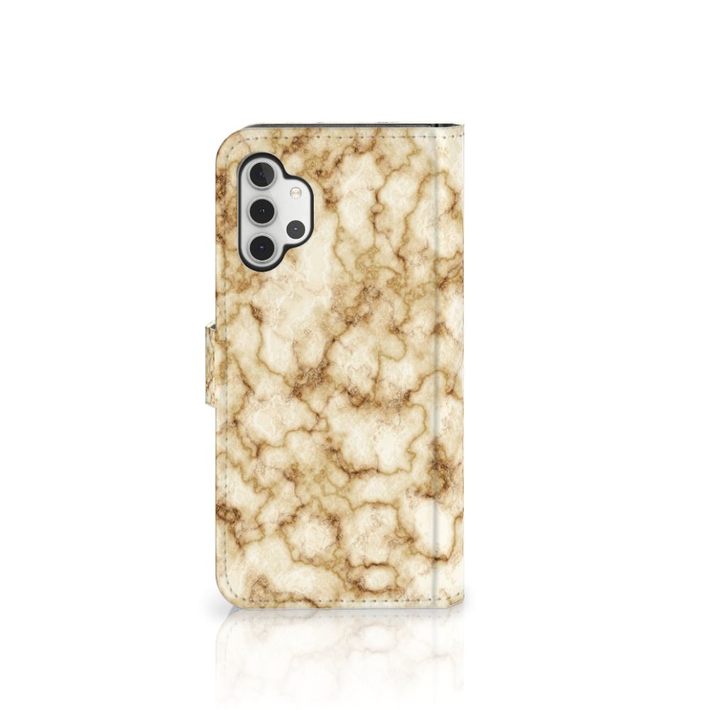 Samsung Galaxy A32 4G Bookcase Marmer Goud