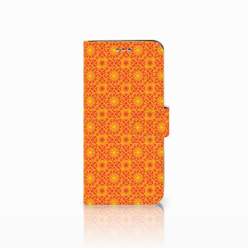 Samsung Galaxy S9 Telefoon Hoesje Batik Oranje