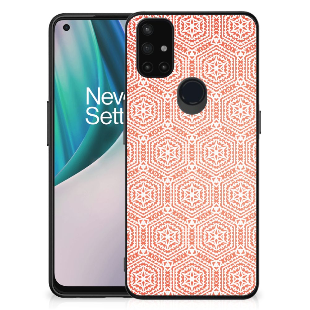 OnePlus Nord N10 5G Back Case Pattern Orange