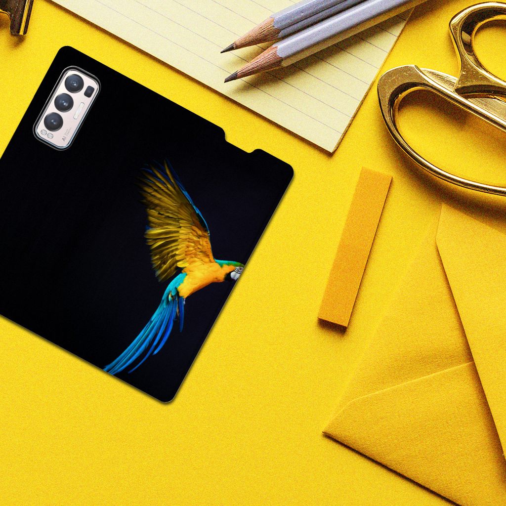OPPO Find X3 Neo Hoesje maken Papegaai - B2C Telecom