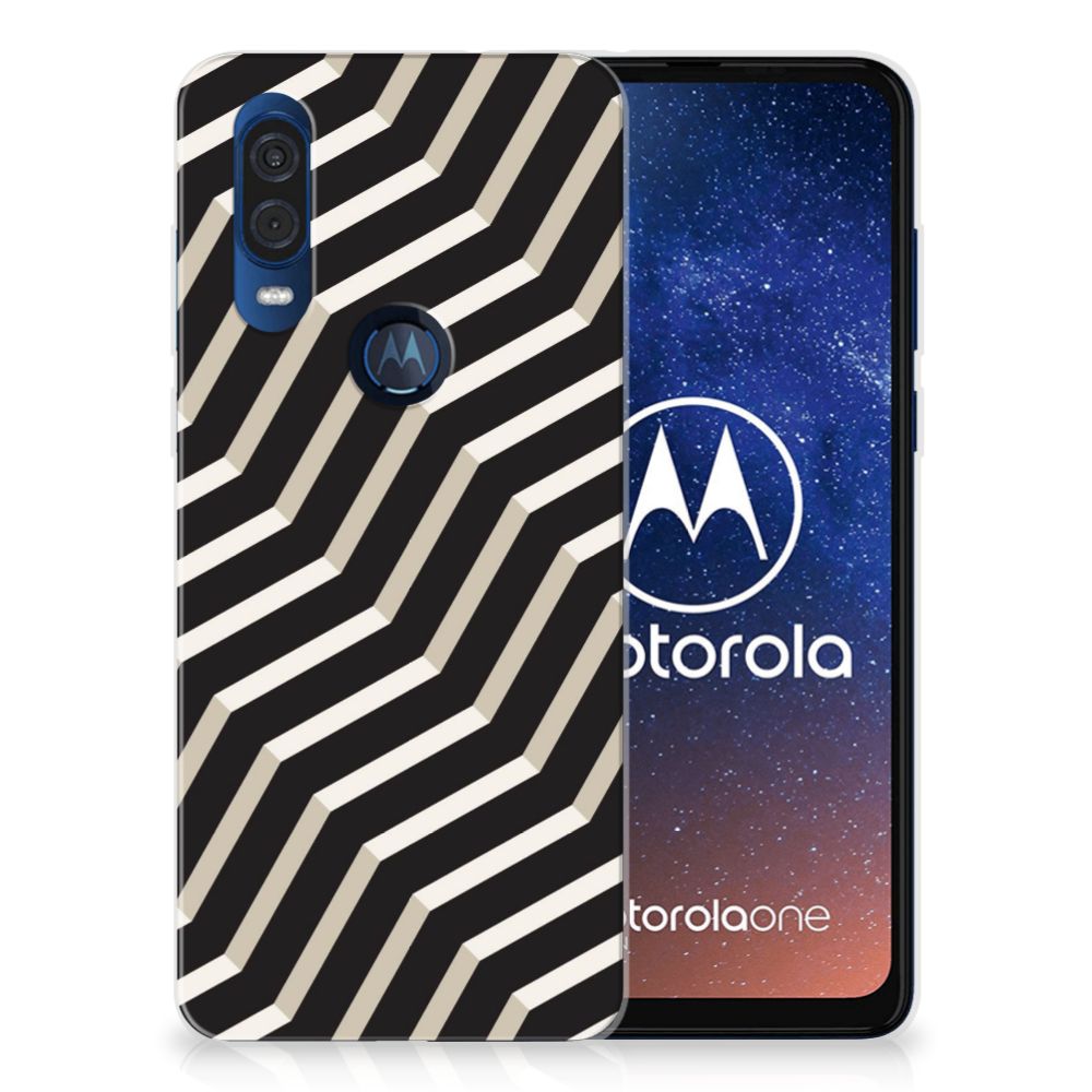 Motorola One Vision TPU Hoesje Illusion