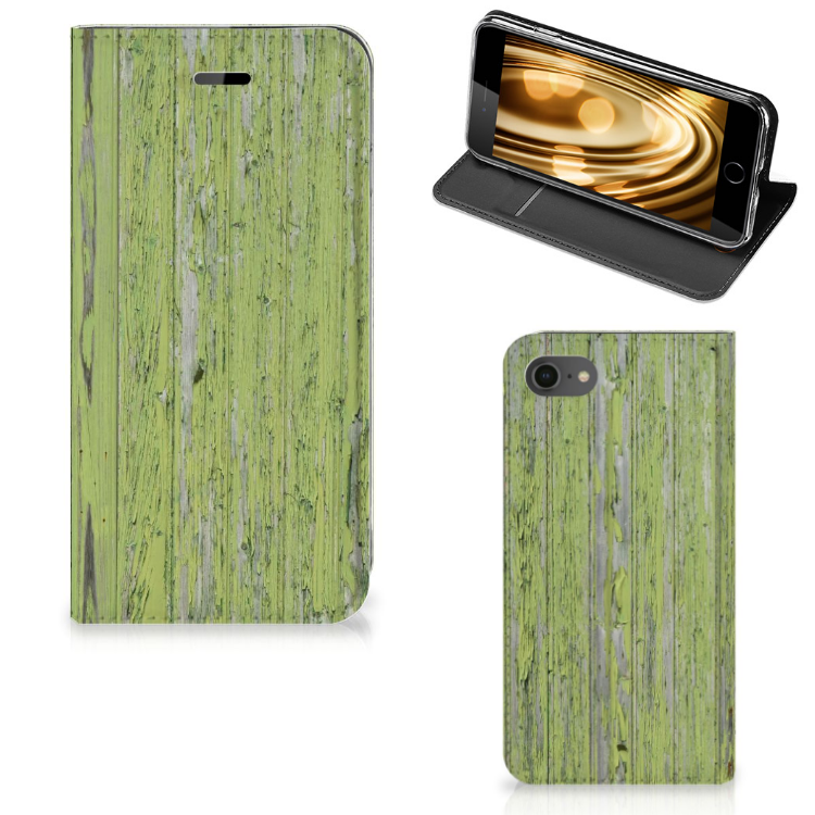 iPhone 7 | 8 | SE (2020) | SE (2022) Book Wallet Case Green Wood