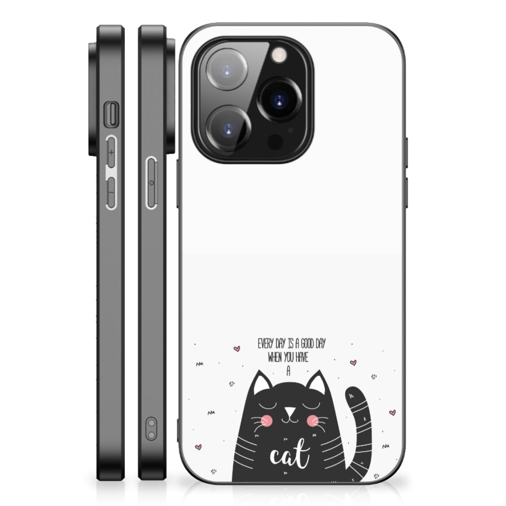 iPhone 14 Pro Hoesje Cat Good Day