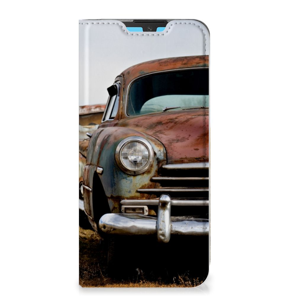 Huawei Y5 (2019) Stand Case Vintage Auto - B2C Telecom