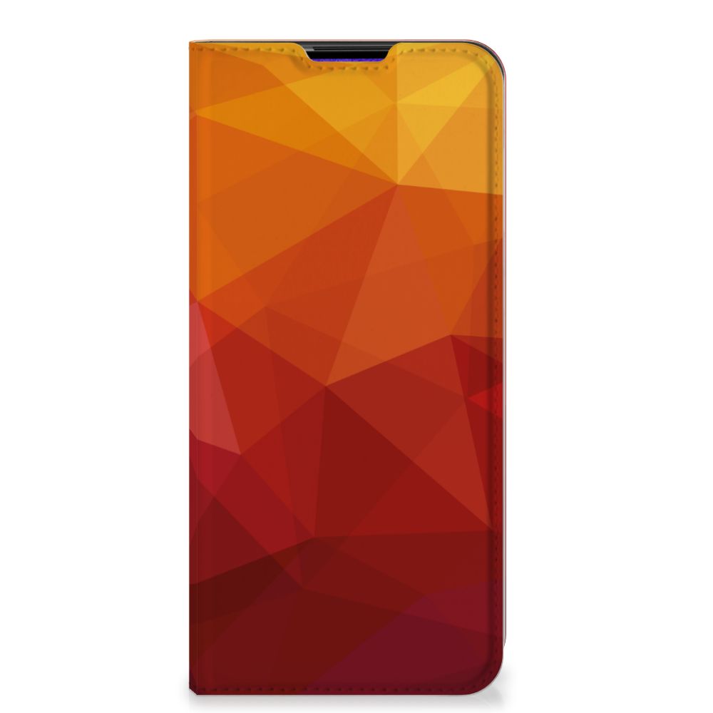 Stand Case voor Samsung Galaxy A03s Polygon Red - B2C Telecom