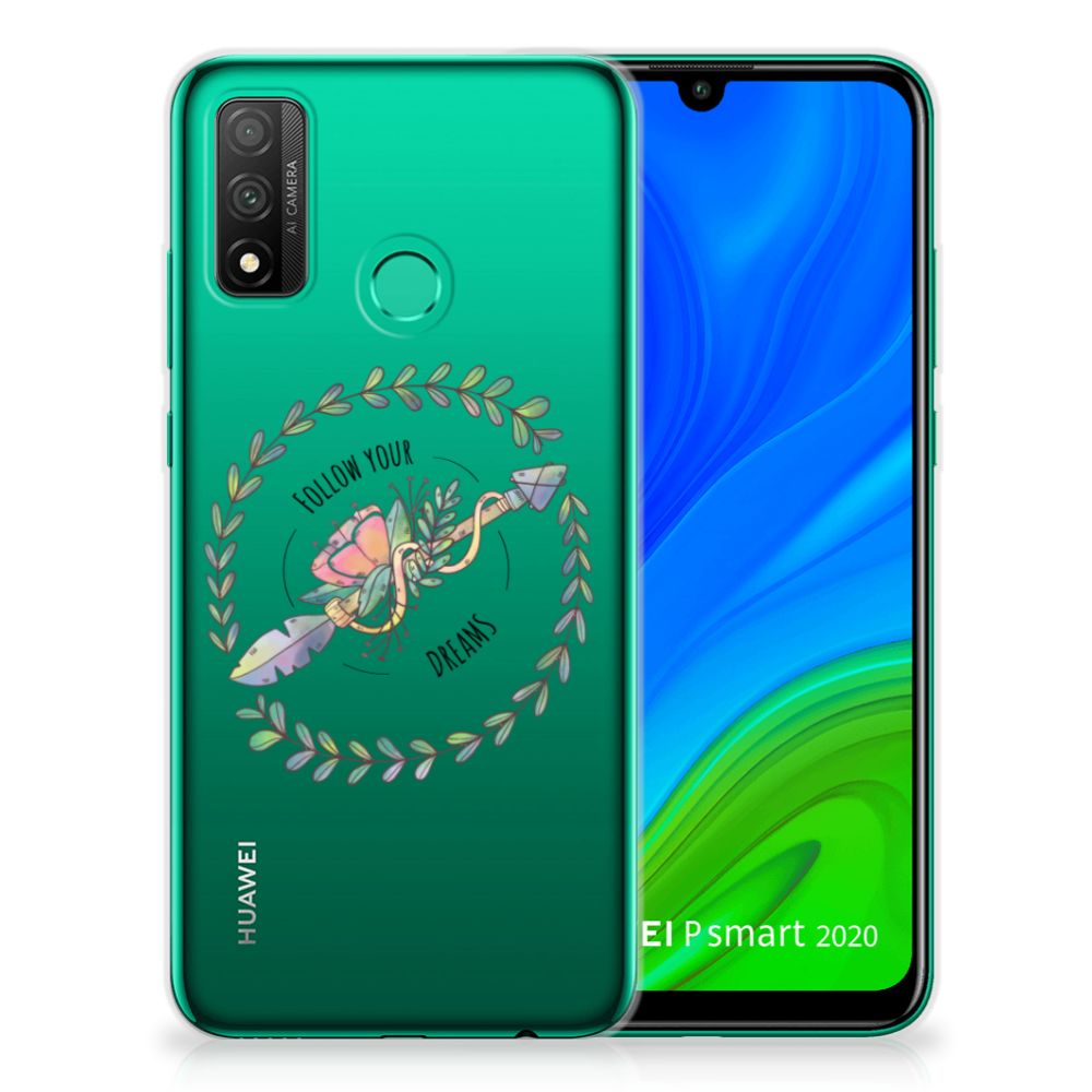 Huawei P Smart 2020 Telefoonhoesje met Naam Boho Dreams B2C Telecom