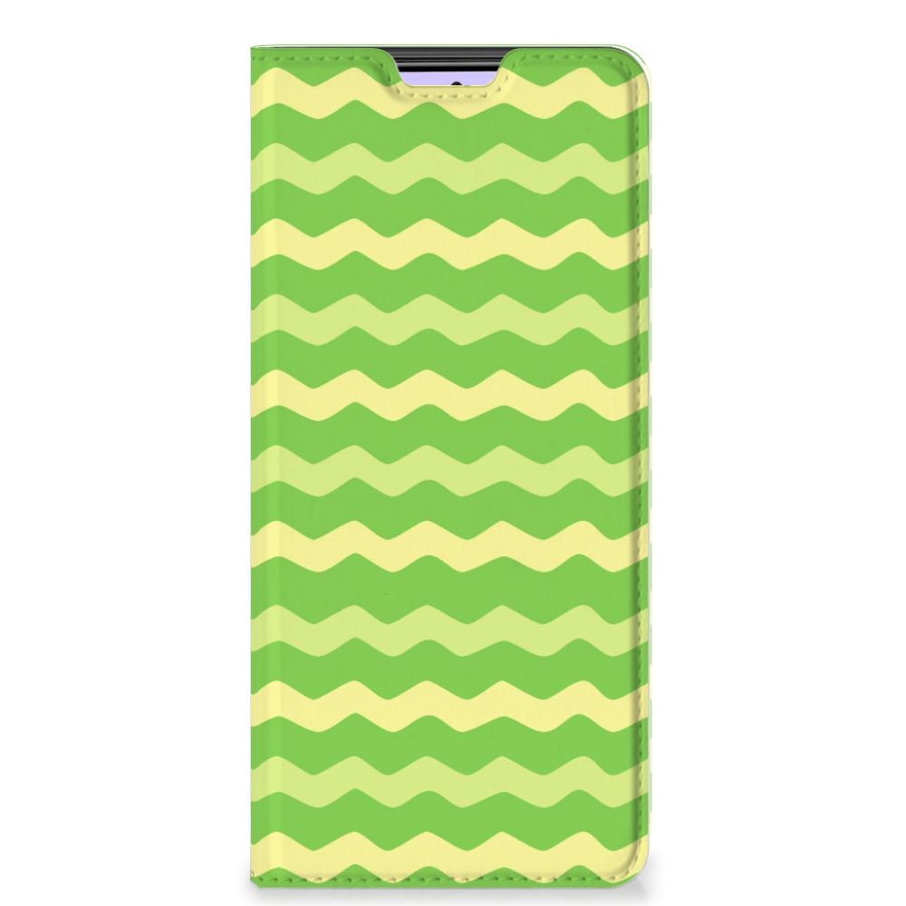 Xiaomi Redmi Note 10 Pro Hoesje met Magneet Waves Green - B2C Telecom