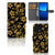 Xiaomi 13 Hoesje Gouden Bloemen