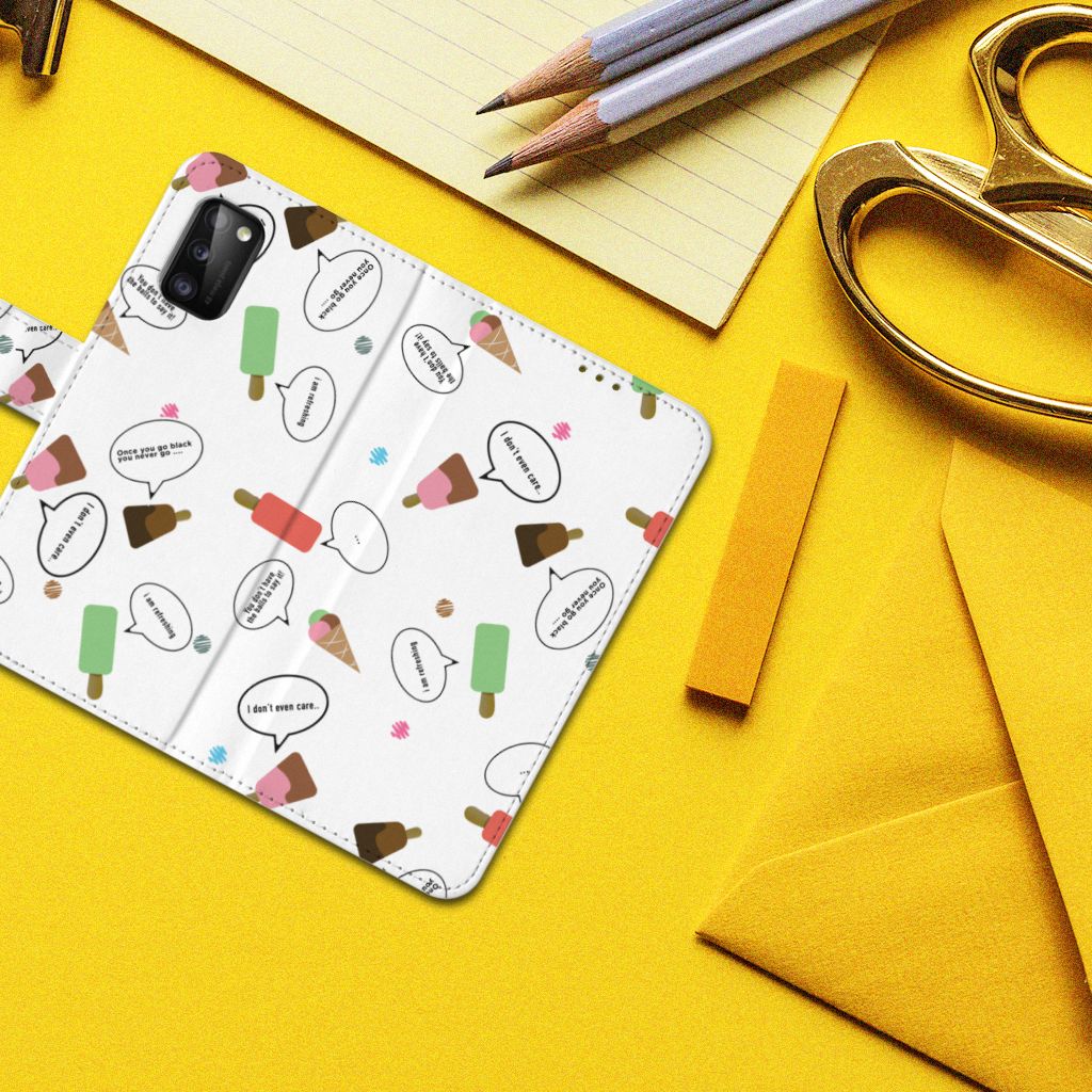 Samsung Galaxy A41 Book Cover IJsjes