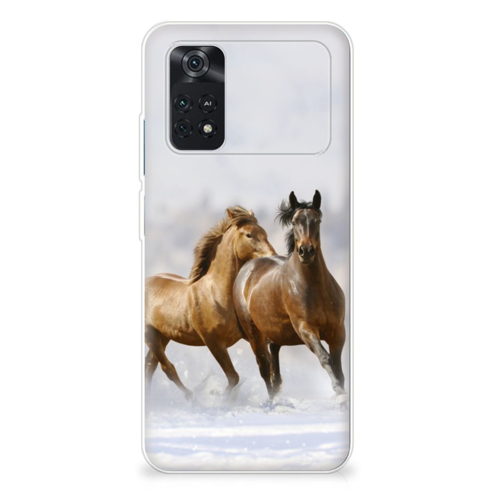 Xiaomi Poco M4 Pro 4G TPU Hoesje Paarden