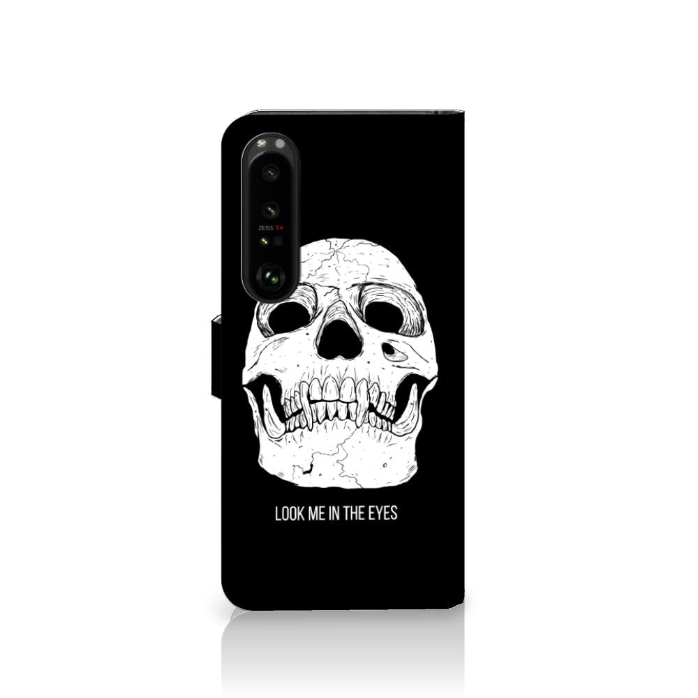 Telefoonhoesje met Naam Sony Xperia 1 IV Skull Eyes