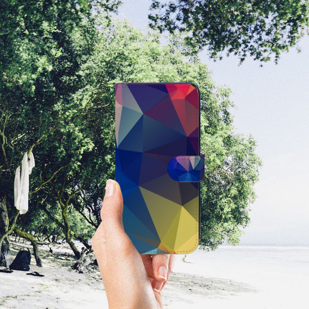 Samsung Galaxy A34 Book Case Polygon Dark