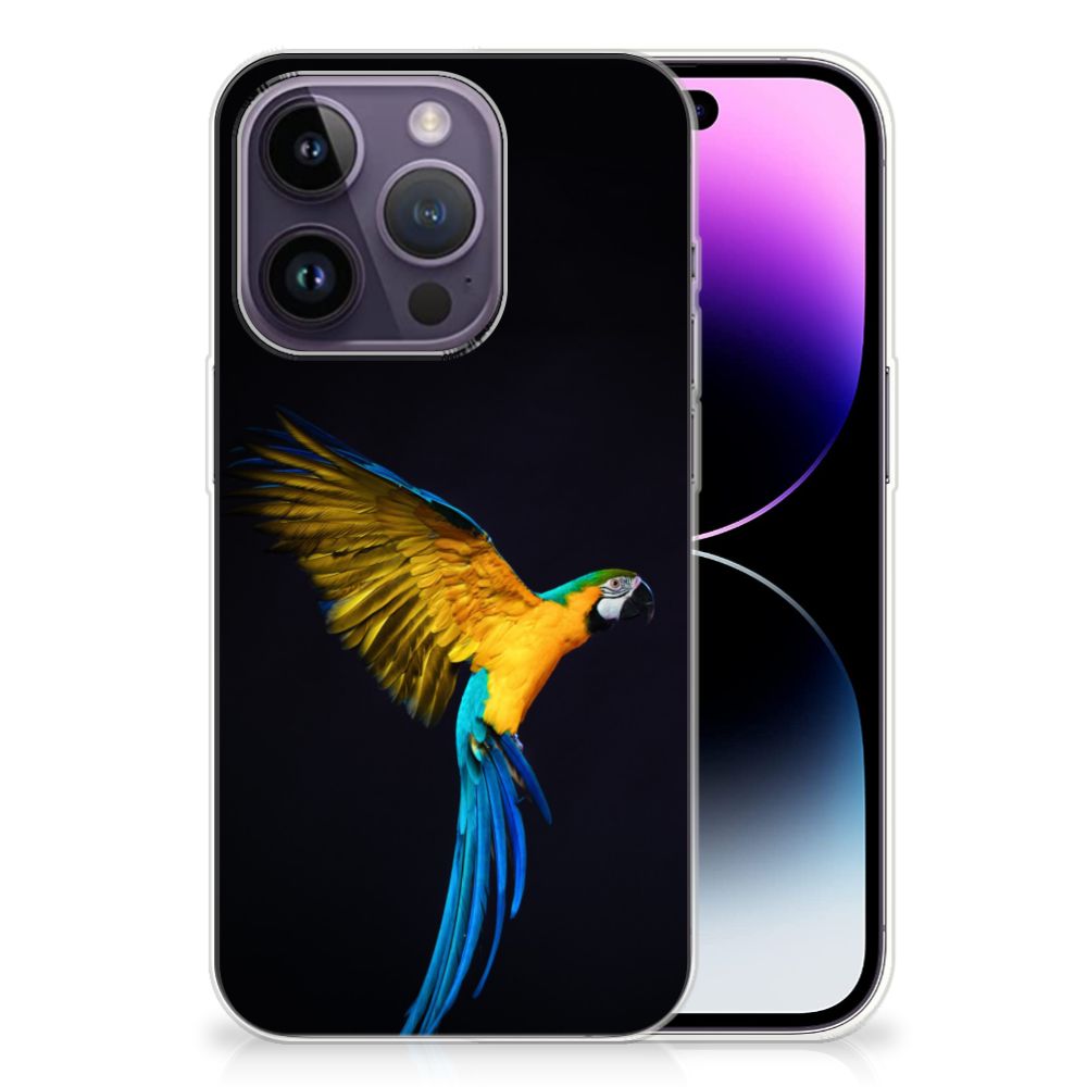 Apple iPhone 14 Pro TPU Hoesje Papegaai B2C Telecom