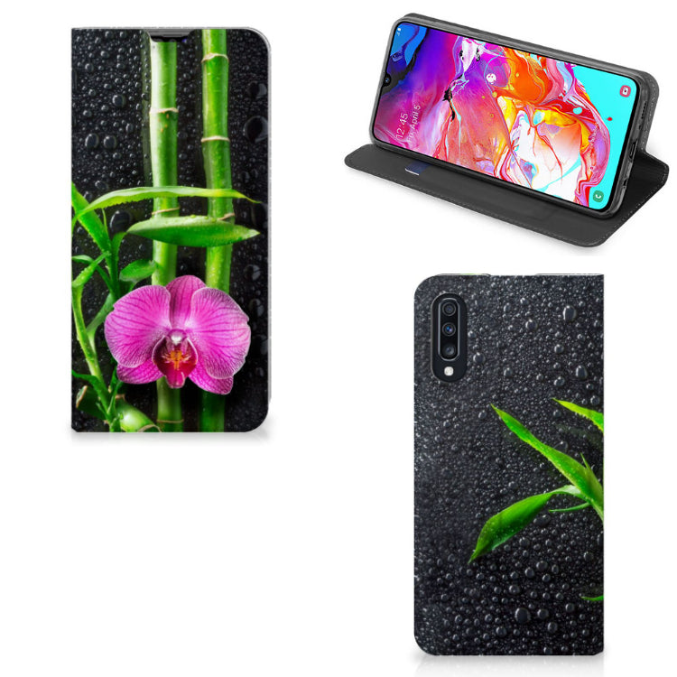 Samsung Galaxy A70 Smart Cover Orchidee