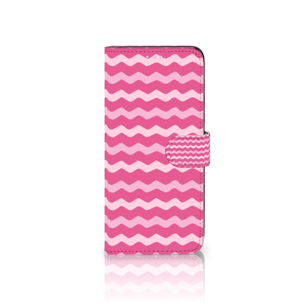 OPPO Reno 8 Lite | OnePlus Nord N20 Telefoon Hoesje Waves Pink