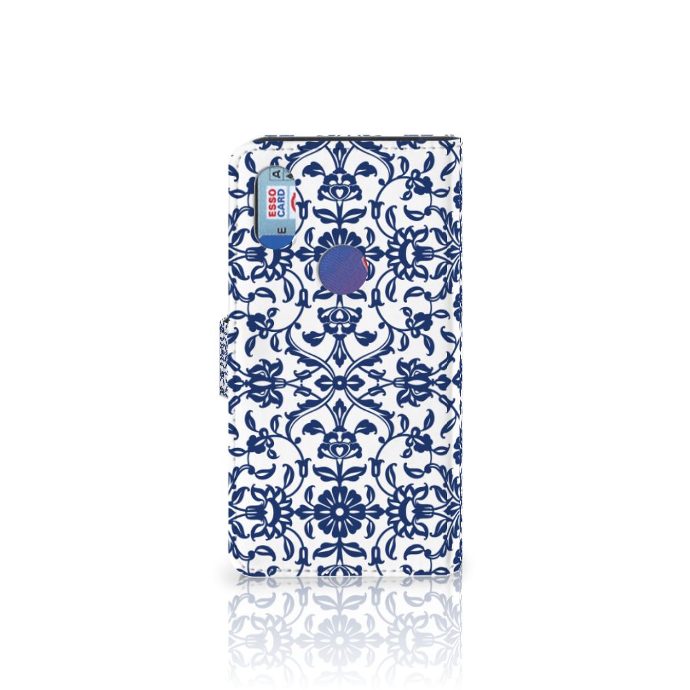 Xiaomi Mi Mix 2s Hoesje Flower Blue